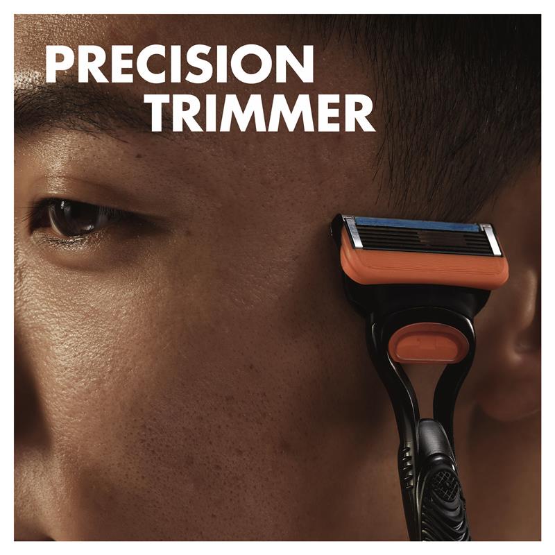 Dao cạo râu Gillette Fusion 5 (cam) Cây đơn + 2 lưỡi