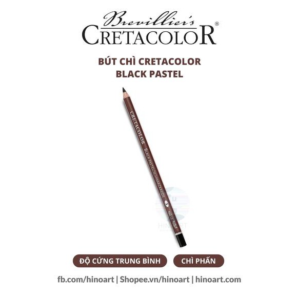 Chì phấn đen Cretacolor Black Pastel