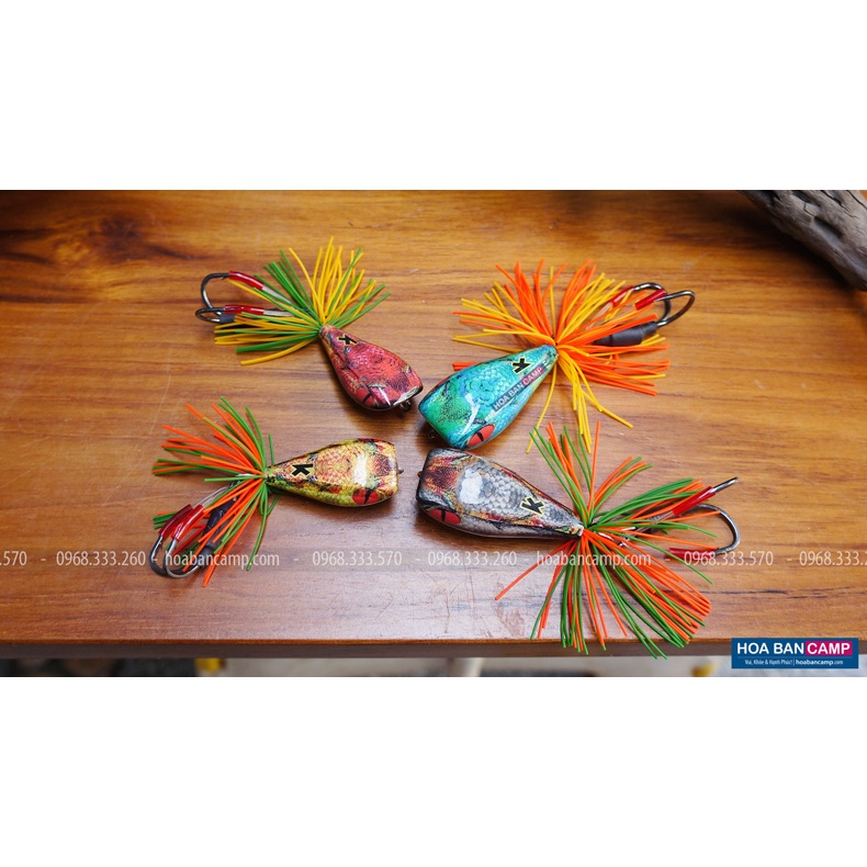 Mồi Nhái Nhảy COBRA – Rắn Hổ Mang