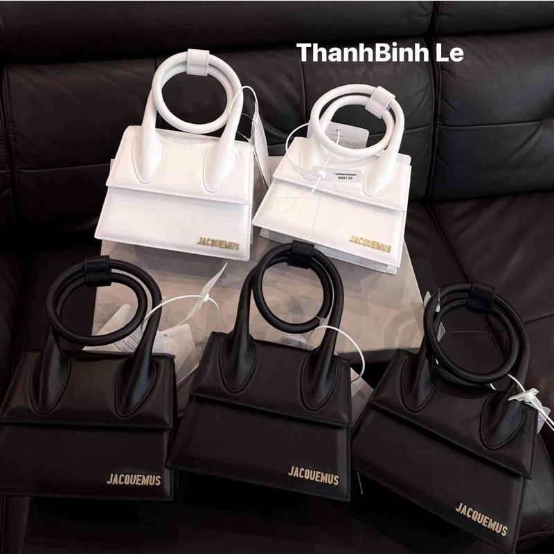 Túi đeo chéo JACQUEMUS mini quai xoắn hothit hàng đẹp fullbox