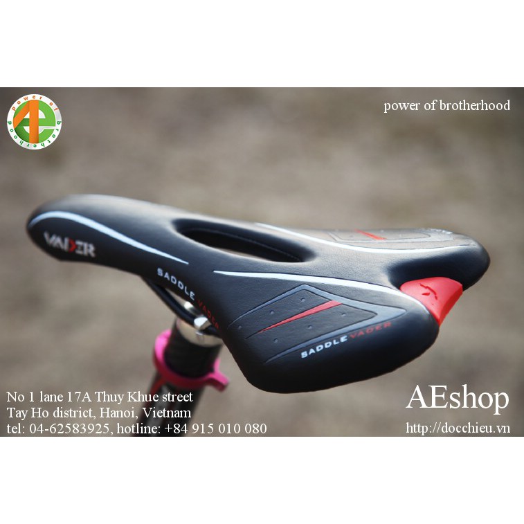 Yên xe đạp Vader -trắng