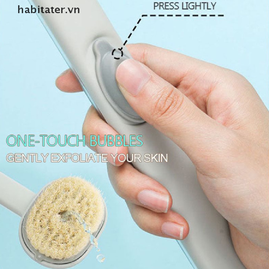 Bàn Chải Lông Mềm Cán Dài Dùng Chà Lưng Khi Tắm