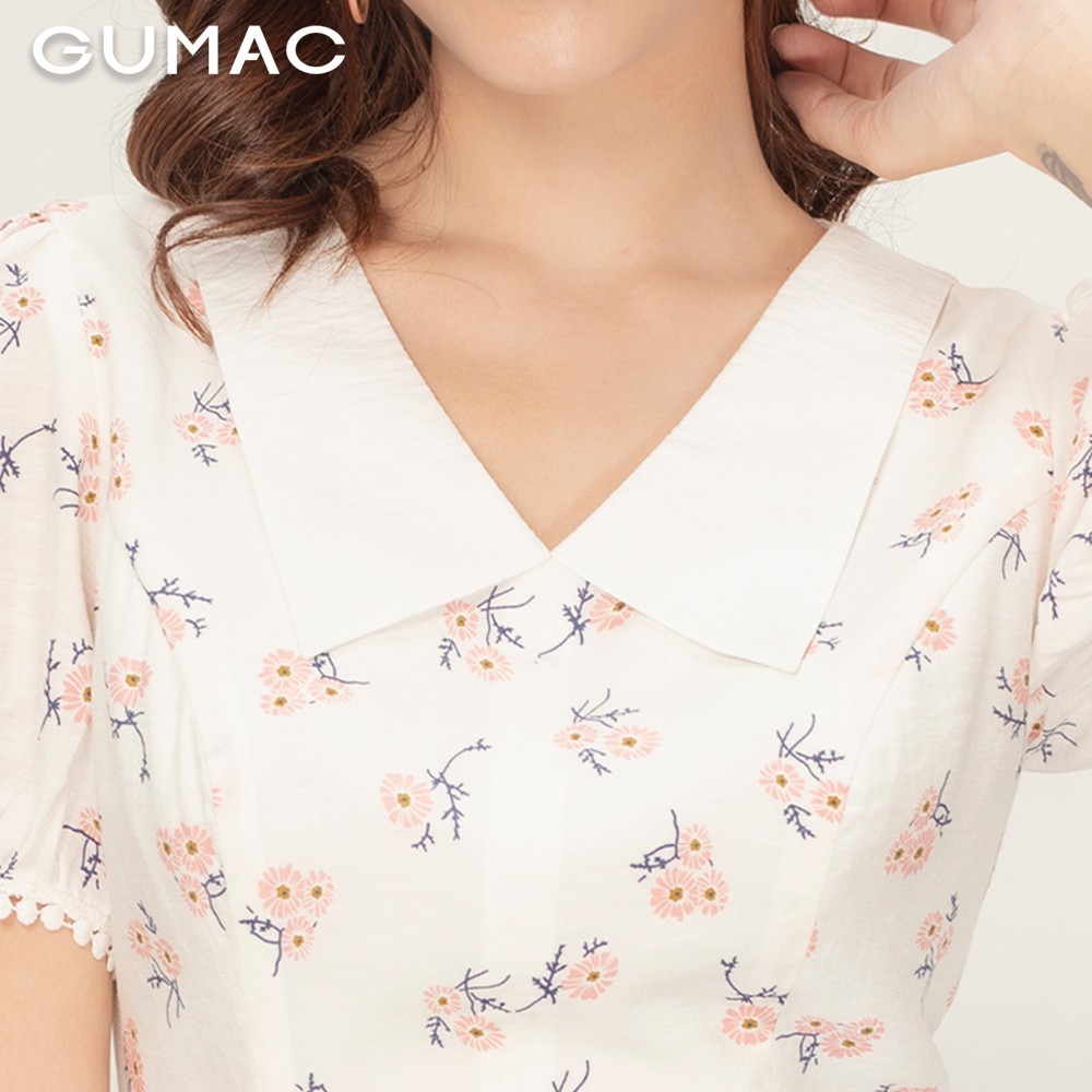 Đầm hoa tay đăng ten DA982 GUMAC -Hàng nhập khẩu