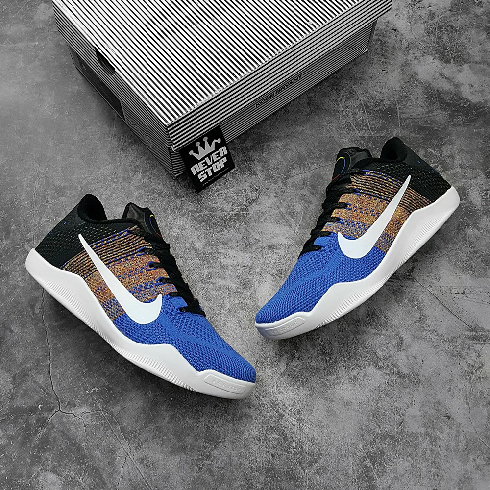 Giày bóng rổ NIKE KOBE 11 BHM xanh đen chuyên outdoor, indoor, độ bền cao, giá tốt | NeverStopShop.com