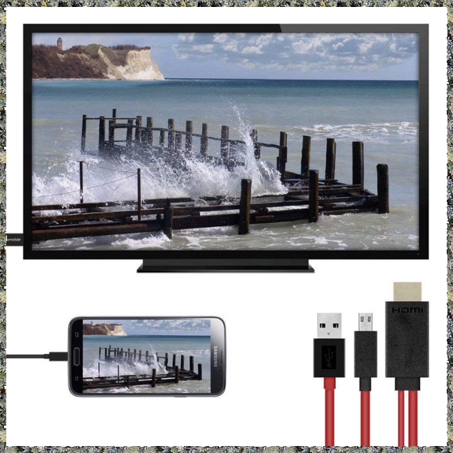 Dây cáp chuyển đổi Micro USB sang HDMI 1080P HD TV dành cho điện thoại Android