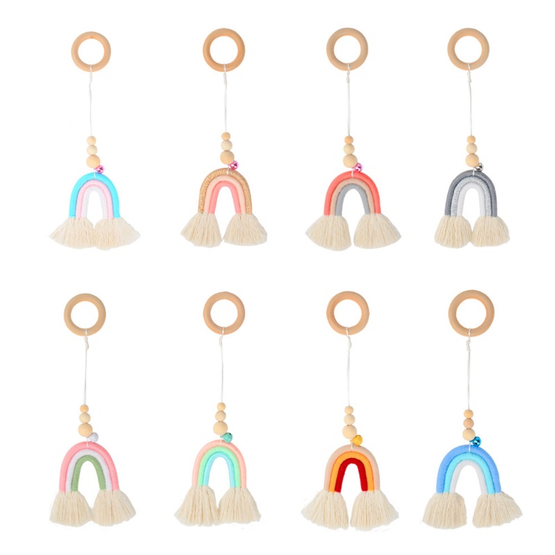 Đồ Chơi Vòng Lục Lạc Treo Xe Đẩy Em Bé Sơ Sinh Mọc Răng