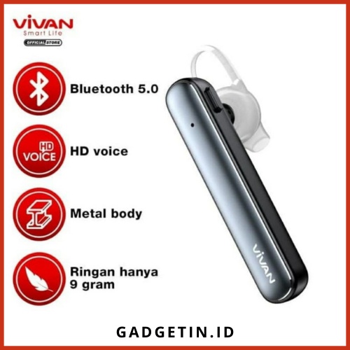 Tai Nghe Nhét Tai Vivan CHAT 100 Kết Nối Bluetooth 5.0 Âm Thanh HD 1 Năm