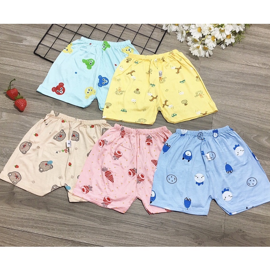 Quần đùi chục thun lạnh siêu mềm mát cho bé trai/bé gái