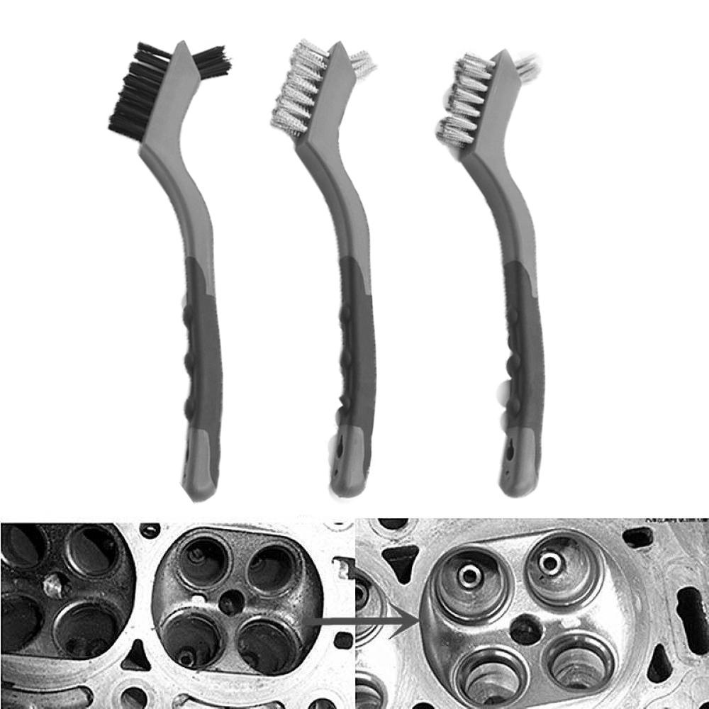 Bàn Chải Mini Bằng Thép Không Gỉ Chà Rửa Khử Nhiễm Mạnh NICKOLAS