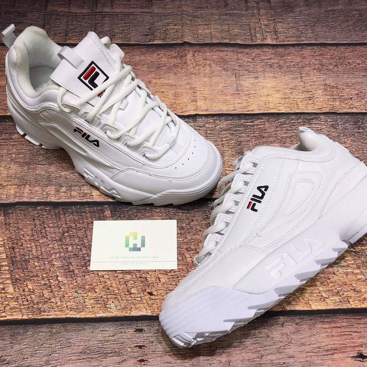 Giày Fila Disruptor 2 trắng/ trắng hồng