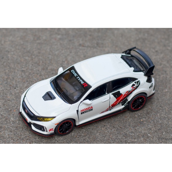 Đồ chơi Xe mô hình hợp kim Honda Civic Type R cao cấp, tỷ lệ 1:32, quà tặng, trang trí, sưu tầm.