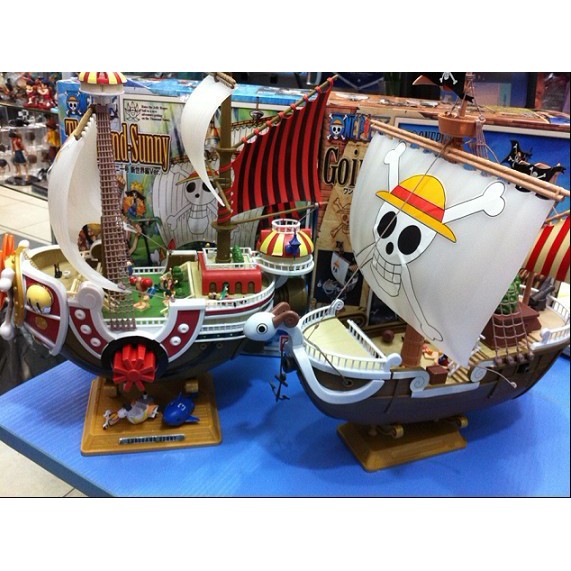 [CÓ SẴN] MÔ HÌNH TRANG TRÍ TÀU HẢI TẶC ONE PIECE THOUSAND SUNNY GOING MERRY CAO 28CM