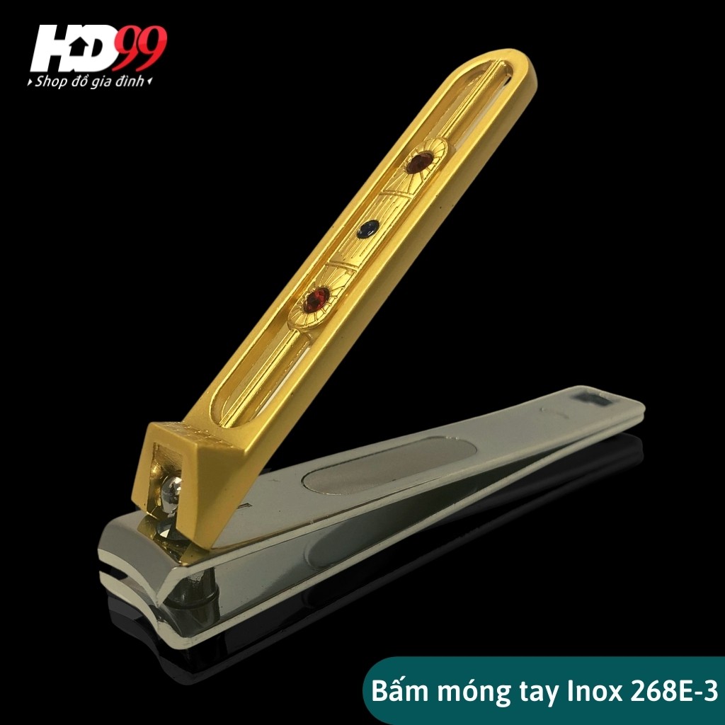 Bấm Móng Tay Móng Chân 268E-3 Hàng Chất Lượng Cao Từ Thép Chuyên Dụng Kiểu Dáng Phù Hợp Bàn Tay người Việt Nam