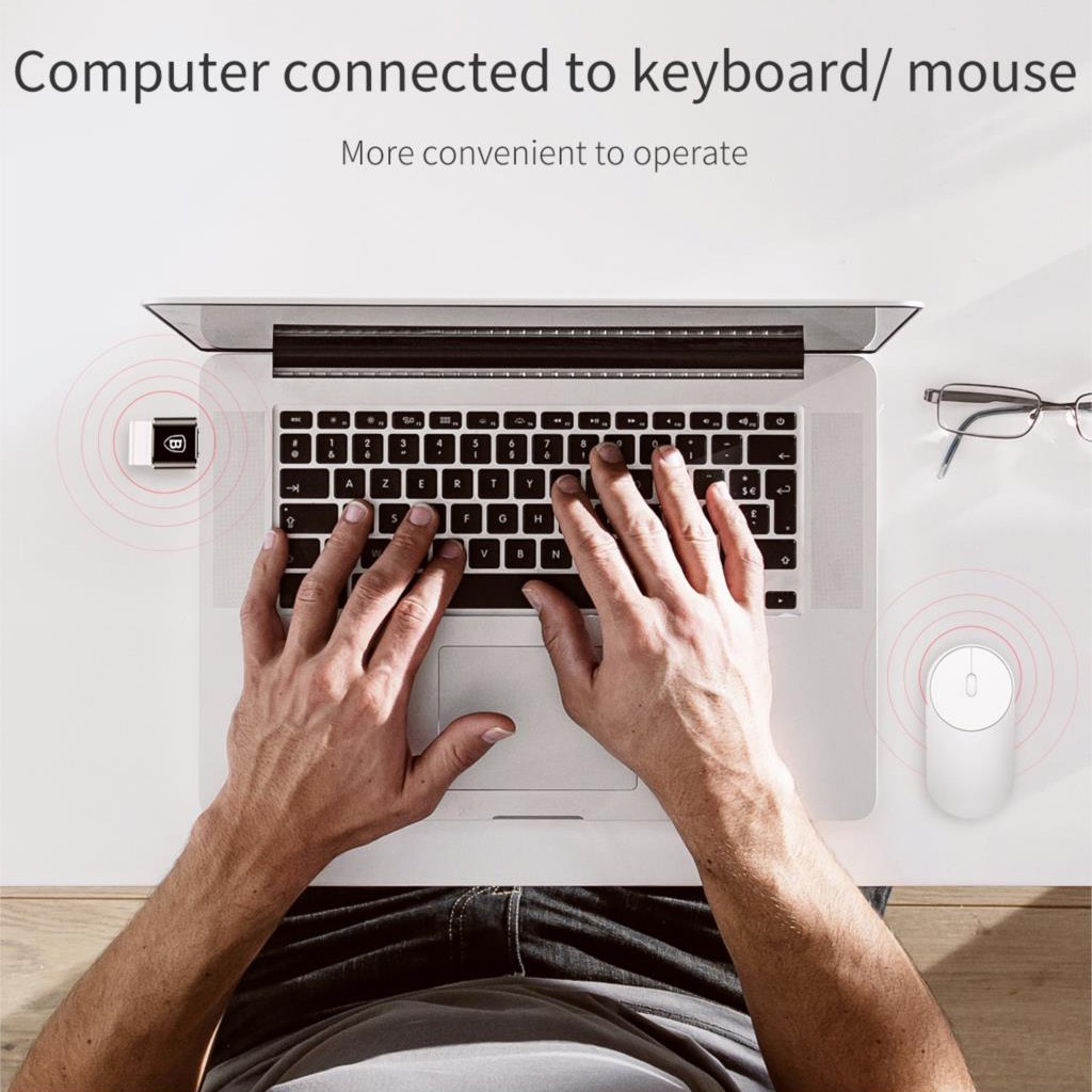 Đầu Chuyển Type-C sang USB OTG Baseus (Chính hãng)