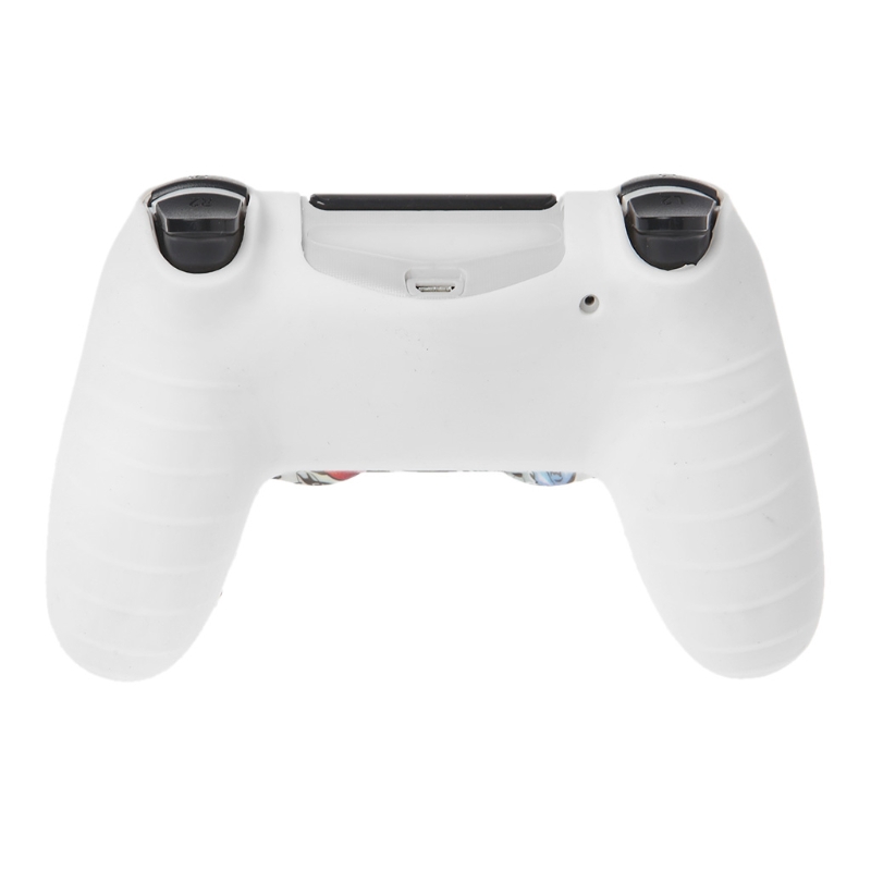 Vỏ Bảo Vệ Bằng Silicon Cho Tay Cầm Chơi Game Ps4 + 2 Nắp Đậy