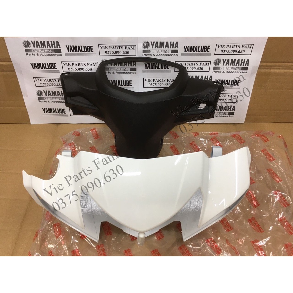 Combo bộ vỏ đầu 2 món ốp trước sau Sirius  - Hàng chính hãng Yamaha