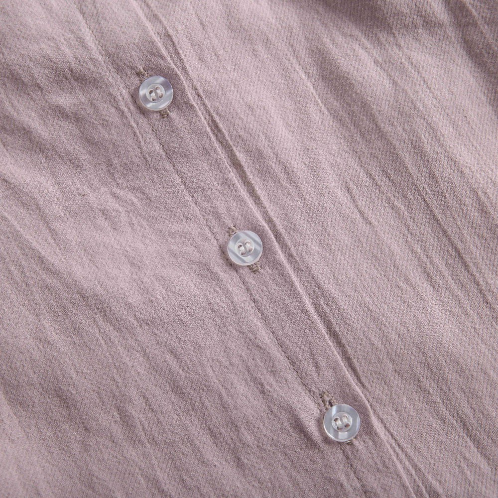 Đầm SANLUTOZ phối ren bằng cotton màu hồng cho bé gái