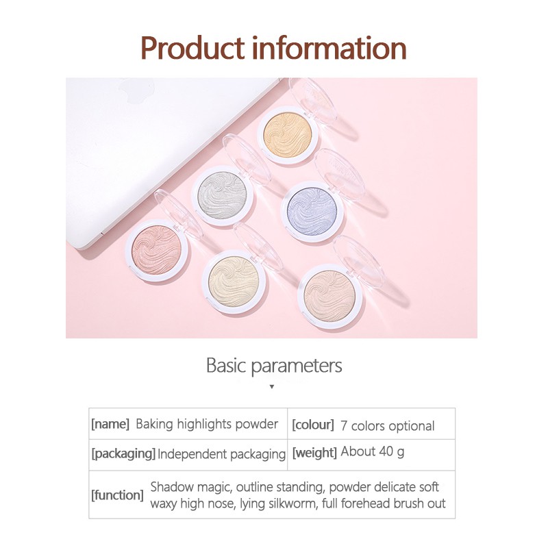 (Hàng Mới Về) Phấn Nén Bắt Sáng Đơn Sắc Độ Bóng Cao Dikalu | BigBuy360 - bigbuy360.vn