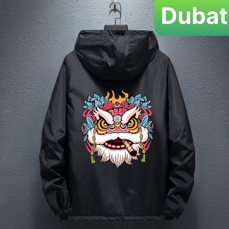 ÁO KHOÁC DÙ NHẸ BOMBER NAM NỮ ĐEN KÌ LÂN ĐA NĂNG 2 LỚP CHỐNG NẮNG 2 TÚI CÓ DÂY KÉO XỊN SÒ - DUBATI FASHION
