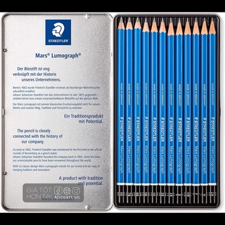 Bút Chì Staedtler Stedler Xanh Blue HB đến 9B - RẺ NHẤT