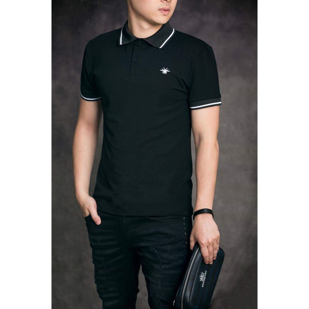 Áo phông nam trơn cổ bẻ tay ngắn cao cấp chất liệu cotton , co giãn 4 chiều , mềm mịn thấm hút mồ hôi(ACB) | BigBuy360 - bigbuy360.vn