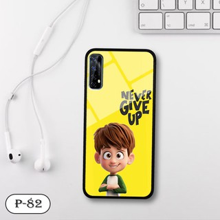 Ốp lưng kính 3D Realme 7-cute