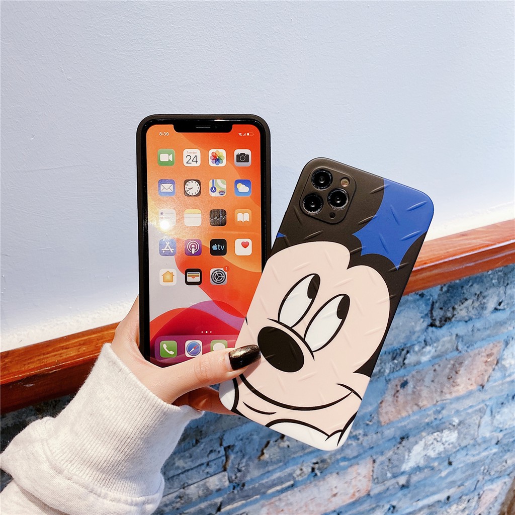 Ốp điện thoại mềm in hoạt hình Mickey/Minnie cho IPhone12 Mini 11 PRO MAX 7/8plus SE2020 X/XS XR XSMAX