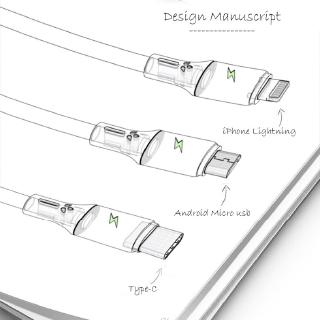 Dây Cáp Sạc 3 Trong 1 Cho Iphone Android Type C