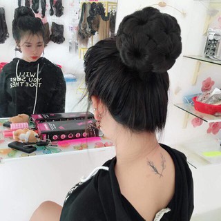 Búi Hoa Tóc Giả thời thượng, sang trọng