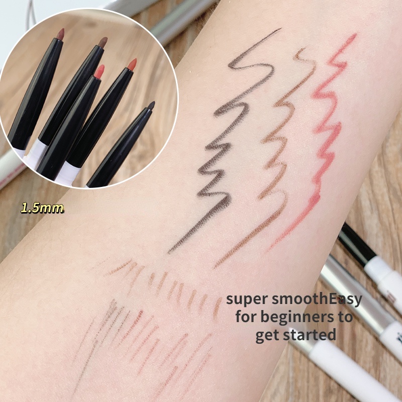 Bút kẻ mắt 4 màu sắc tùy chọn 0.1g chống thấm nước mềm mượt YR