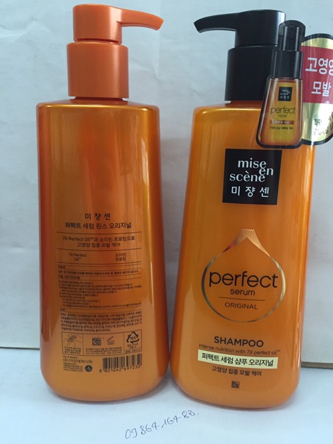 Bộ gội xả Miseen Perfect 680ml x 2 | BigBuy360 - bigbuy360.vn