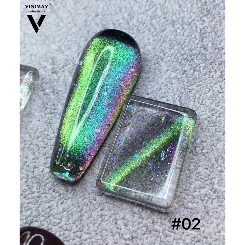 sơn gel mắt mèo kim cương vinimay 6 màu mới nhất