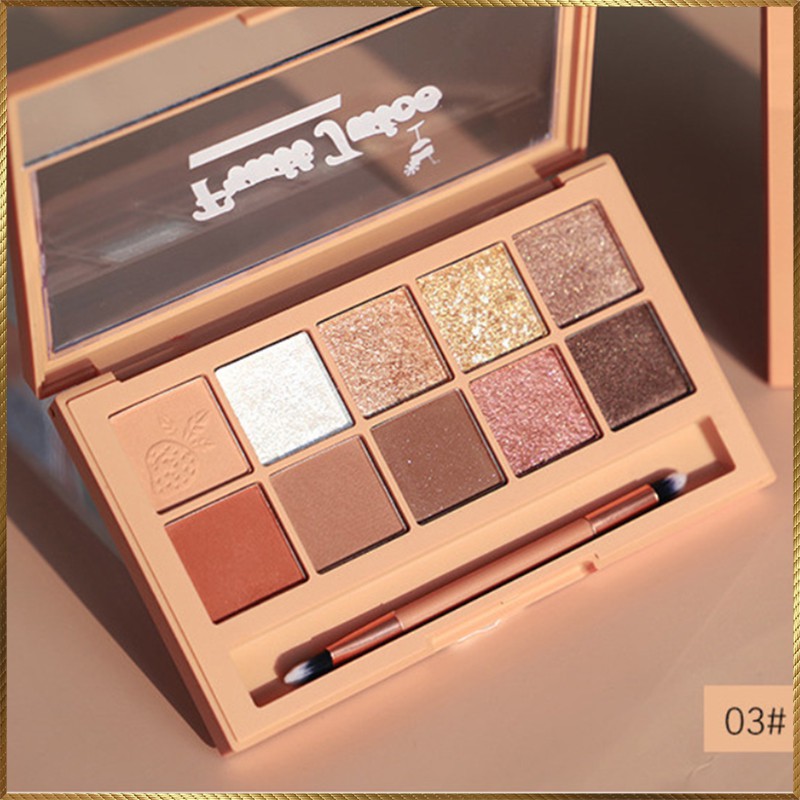 Bảng phấn mắt 10 ô kèm cọ Marc Buse Best On My Shadow bản Dupe của Clio Pro Eye Palette MBB3 | BigBuy360 - bigbuy360.vn