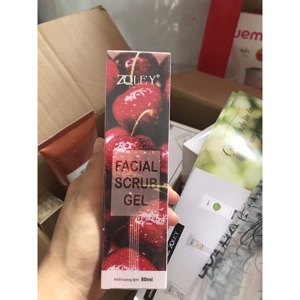 Tẩy tế bào chết mặt Cherry Zoley