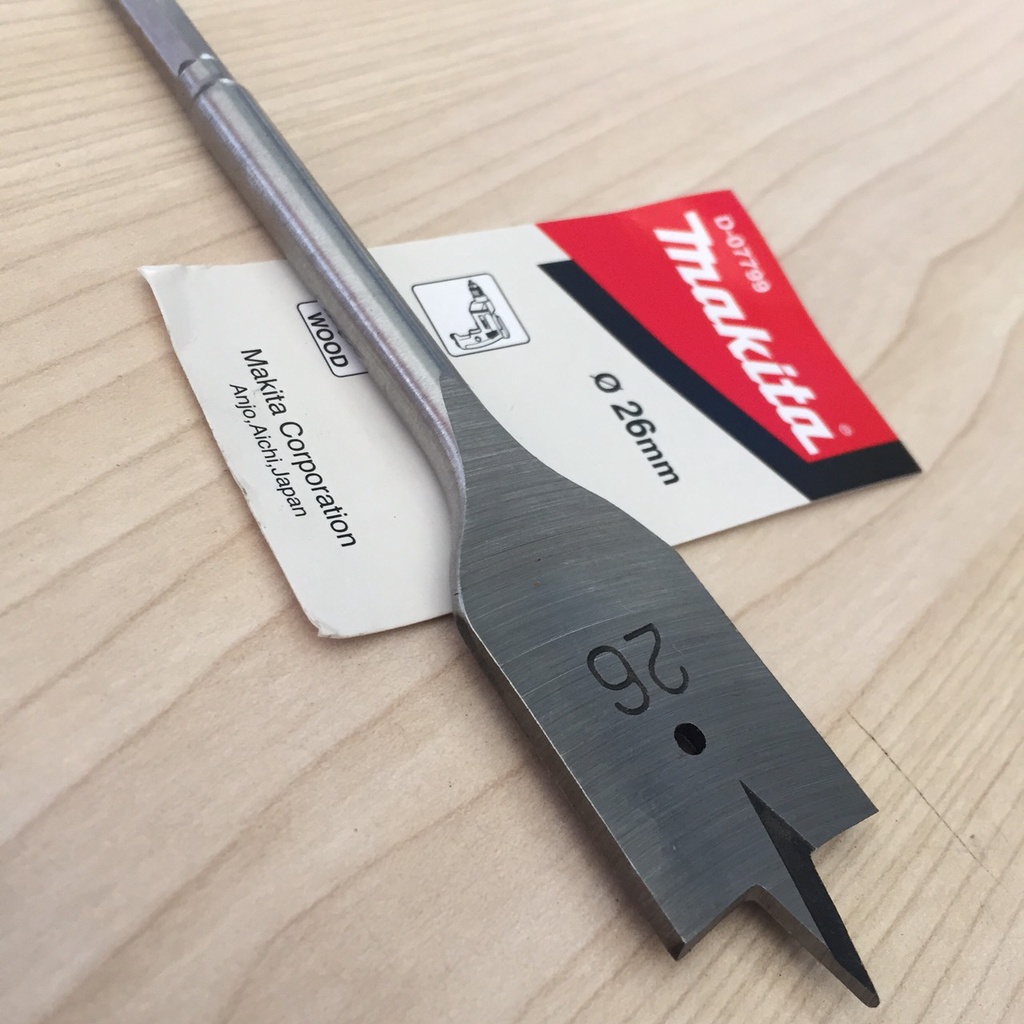 Mũi khoét gỗ dẹt Makita D-07711, D-07733, D-07755, D-07799, D-07808, D-07886 - CHÍNH HÃNG