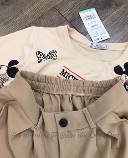 Bán sỉ set mickey quần ống sớ