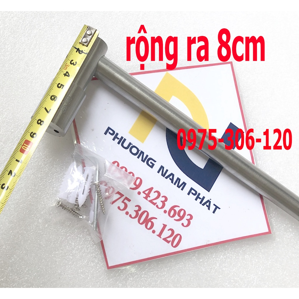 [TRỤC TIỆN ĐẶC] Máng Khăn Treo Tường Nhà Tắm 100% INOX 304 MK1 MÁNG KHĂN ĐƠN TRỤC TIỆN, nặng, chắc chắn, inox chống han