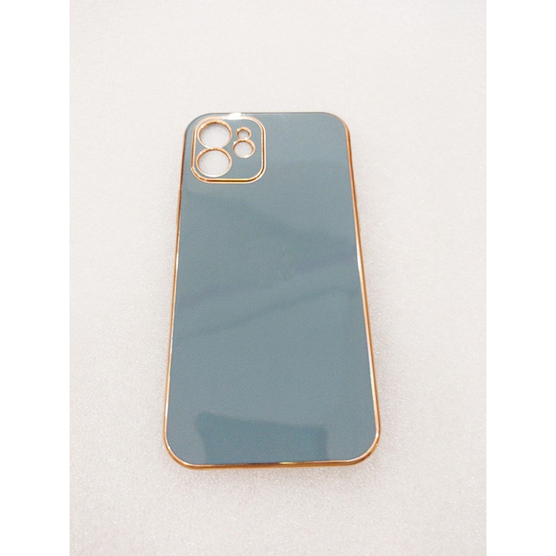 Ốp lưng  full viền vuông, viền si dẻo mạ vàng cao cấp cho điện thoại X/Xsmax/11/11pro/12/12promax/13/13promax