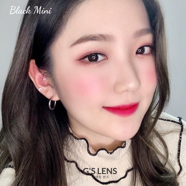 Lens BLACK + CHOCO có CẬN (0,5-8,5 độ) VÀ KHÔNG CẬN (giãn ít và to)