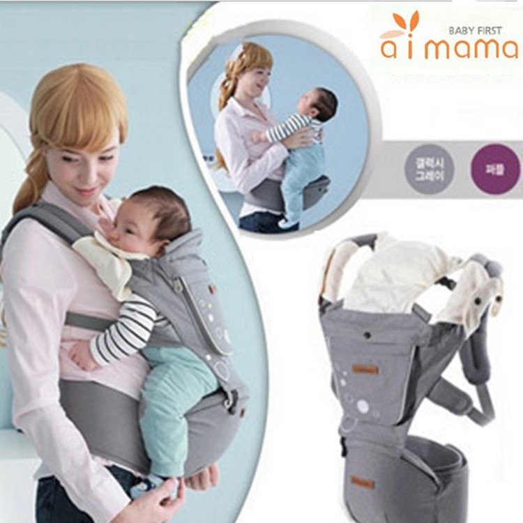 Địu ngồi em bé Ai Mama Hàn Quốc