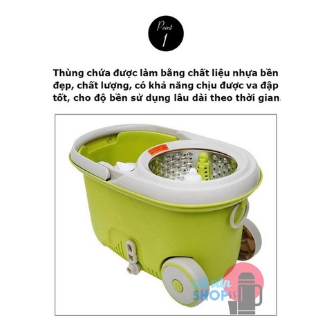 Bộ lau nhà Lock&amp;Lock Walkable MOP-L003