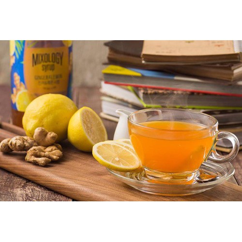 Syrup Pomona Chanh Gừng/Ginger & Lemon chai thủy tinh 1L