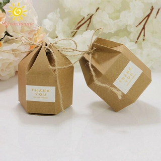 Bộ 50 hộp giấy kraft đáng yêu chuyên dụng cho đựng quà