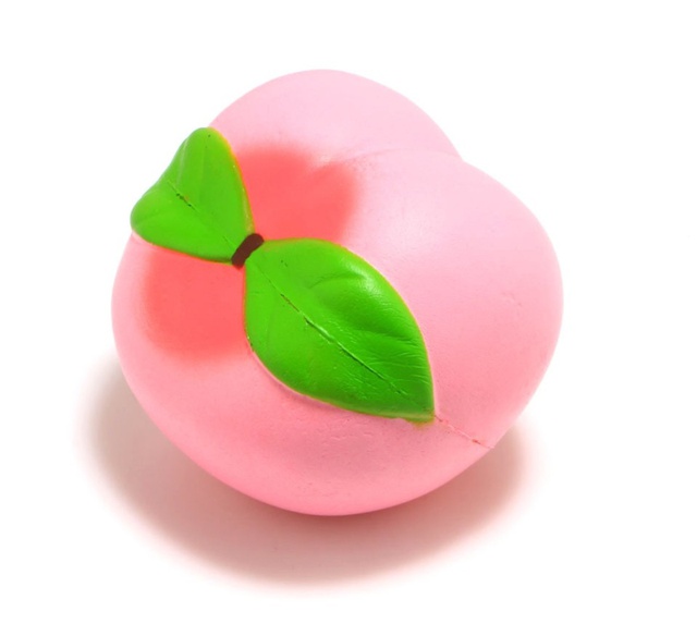 Squishy quả đào siêu chậm tăng 10cm tặng kèm bao bì