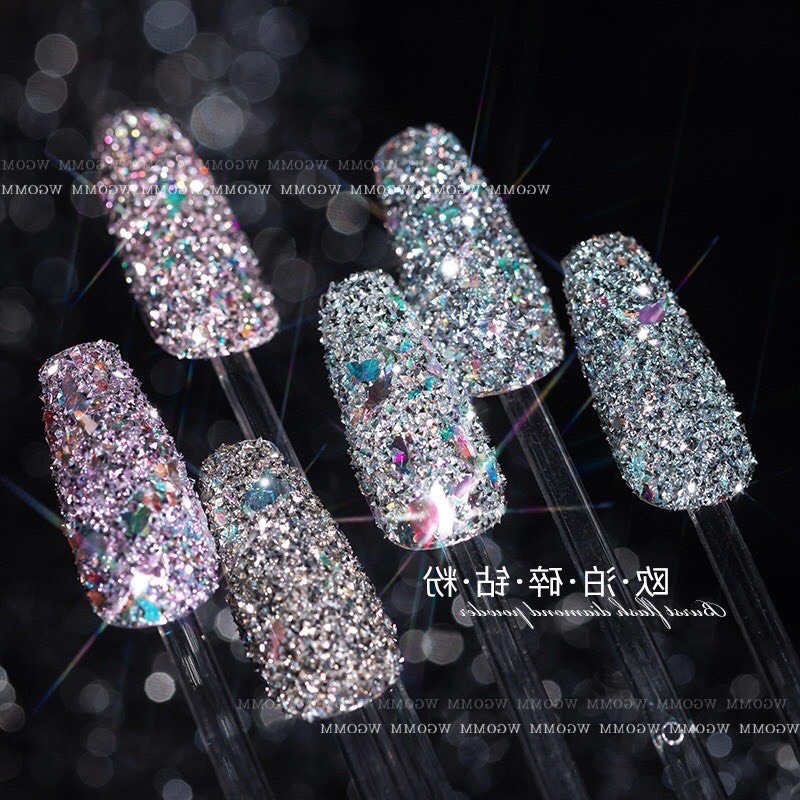 Nhũ Rắc Móng-Phụ Kiện Trang Trí Móng-Nhũ  siêu sáng phong cách Nhật Bản-Nhũ Nail Kim Cương Óng Ánh