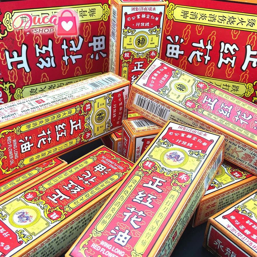 Dầu Nóng Wing Long Red Flowwer Oil  20ml