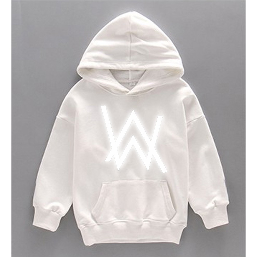 Áo Hoodie Trẻ Em WinBeen In Hình Alan Walker Phản Quang Siêu Đẹp Form Rộng Vải Nỉ Dầy Ấm Phong Cách Ulzzang