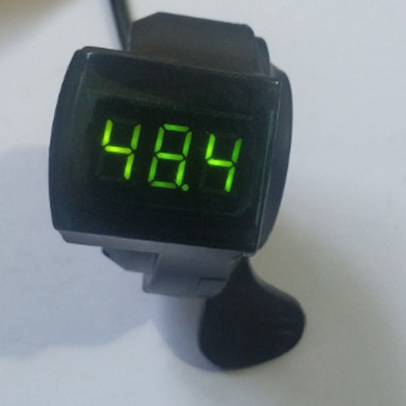 1 Bộ Tay Lái Xe Đạp Điện Tử Màn Hình LCD Màu Đen