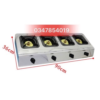 Bếp ga 4 cửa,4 bếp, 4 họng ngang