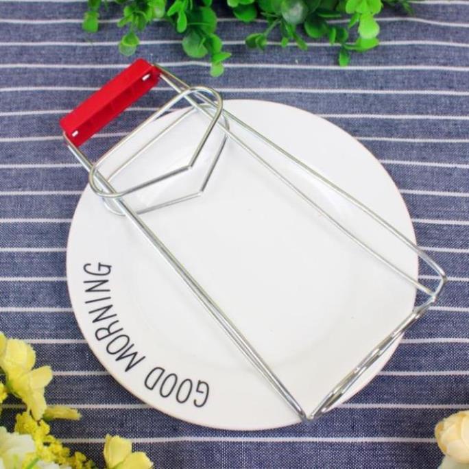 Dụng cụ kẹp gắp đồ nóng thức ăn đa năng inox chống phỏng - K37
